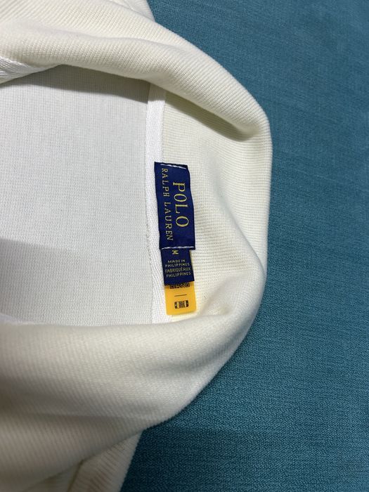 Bluza Polo Ralph Lauren Quarter-Zip – Alb Crem – Nouă cu Etichetă