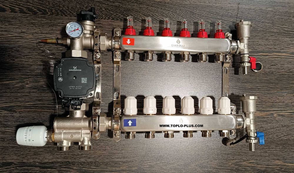 Група за подово комплект 8 отвора