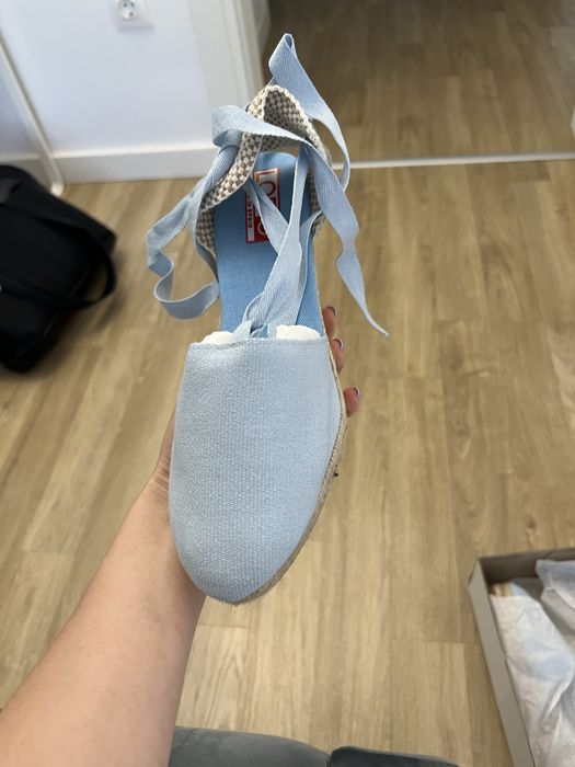 Espadrile baby blue