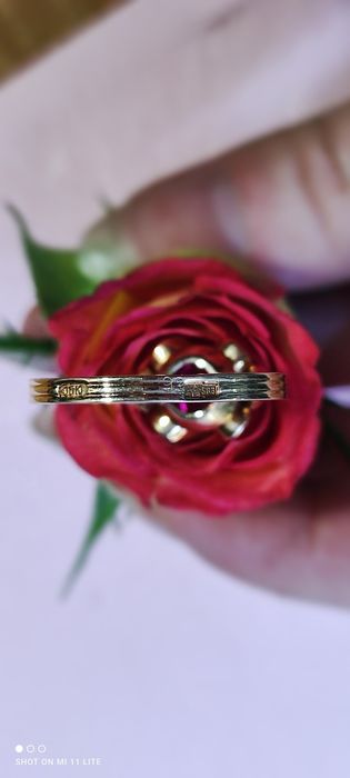 Советское золотое кольцо с рубином 583 пробы (новое)