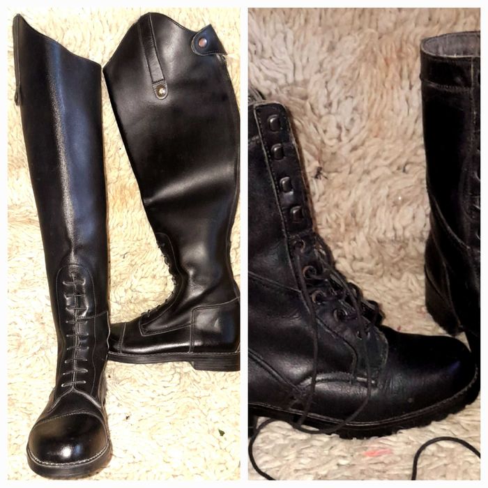 Ботуши естествена кожа 37 номер