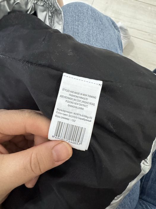 Детский пуховик на девочку