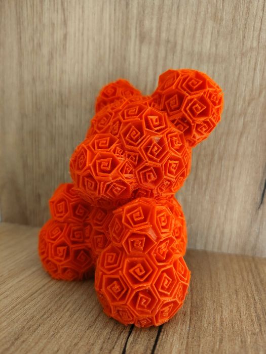 3D декоративно мече с рози - Перфектен подарък за Свети Валентин