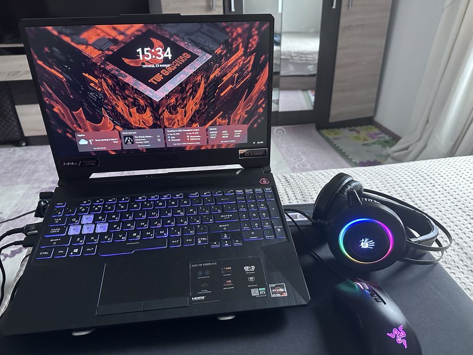 TufGame A15  (AMD Ryzen 5, Geforce RTX 3050)