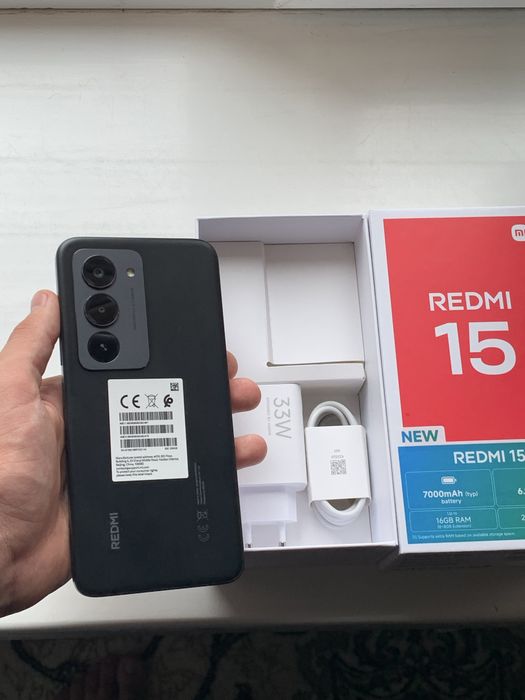 Redmi 15 yengi 8/256 1oy ishlatilgan