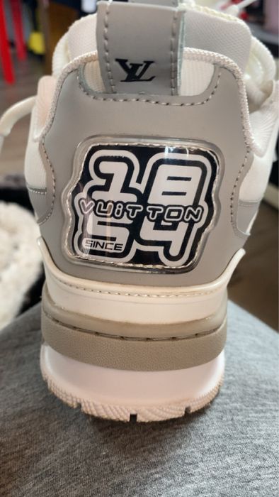 Lv skates alb gri crem