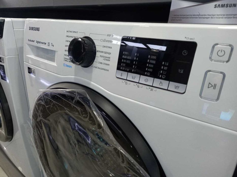 Стиральная машина Samsung 7 кг WW70AAS22AE Inverter EcoBubble Steam
