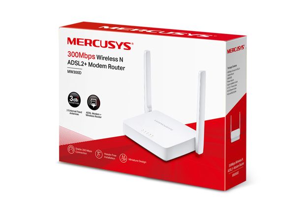 ADSL роутер Mercusys mw300d