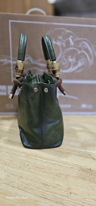 Кожаная сумка 30*24*13 см