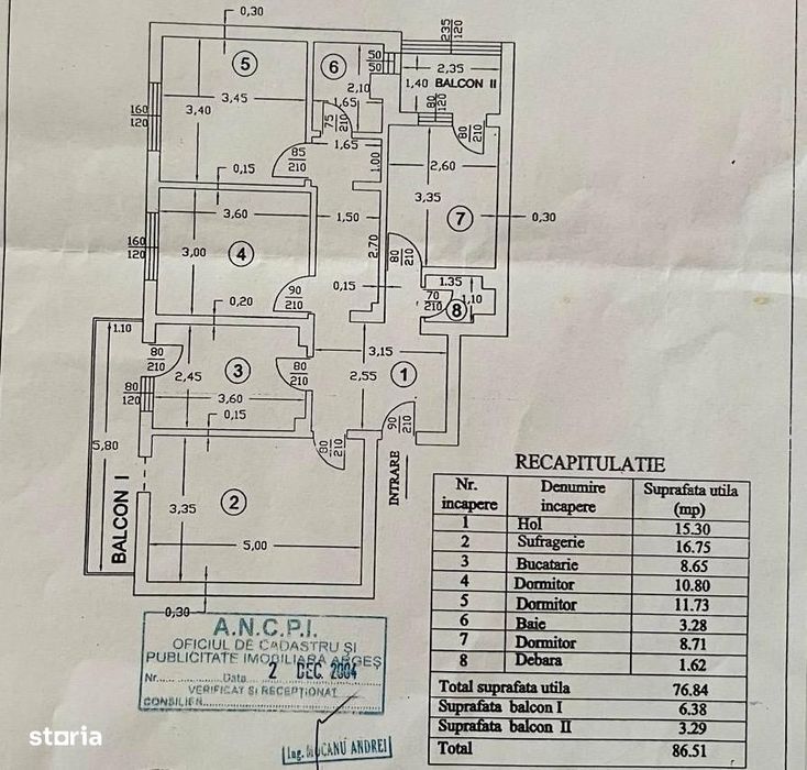 Apartament 4 camere decomandat | Str. Banat | Etaj 3/4 |