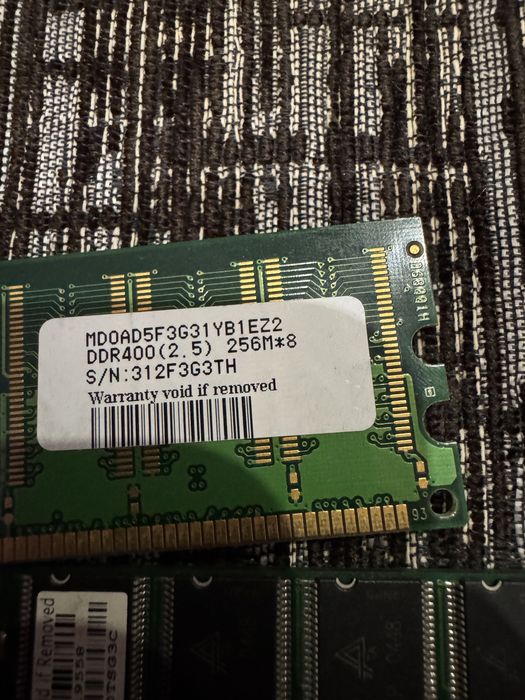 Памет за компютър DDR-400 256MB 3 броя