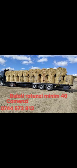 Baloti fan sau Lucerna Rotunzi 1,2 m x 1,2 m Transport inclus RO HU