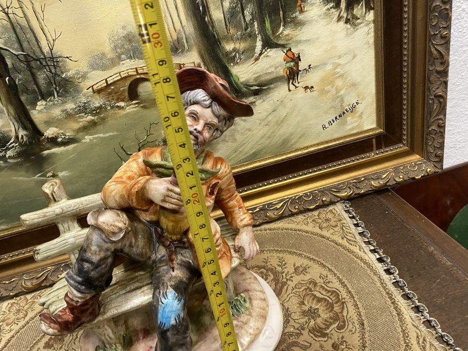 Порцеланова фигура Каподимонте Италия 1970