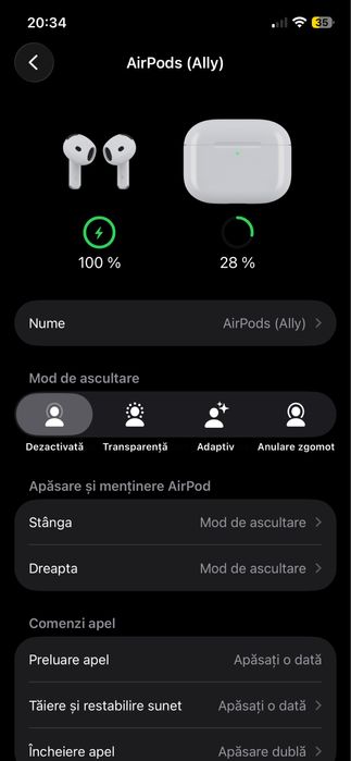 Casti  AirPods 4 ANC