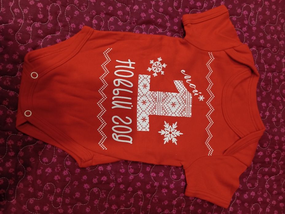 Боди детское новогоднее