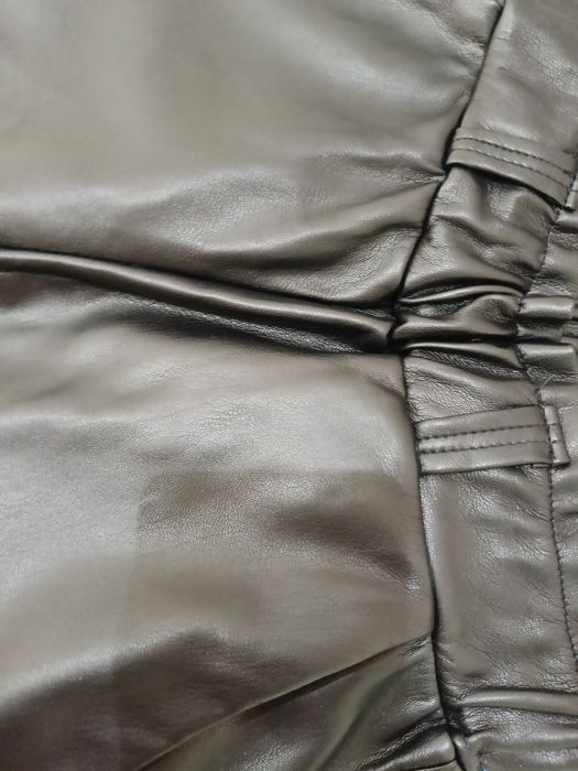 Штаны кожаные на девочку