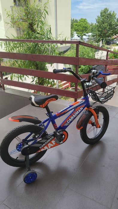 Bicicletă copii 16" Caraiman, stare foarte bună, cu roți ajutătoare