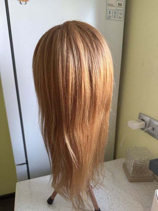 Натуральный парик ( полусистема)