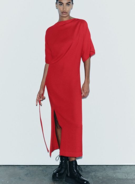 Новое красное платье от ZARA