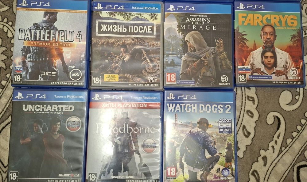 Продажа/обмен игр на пс4