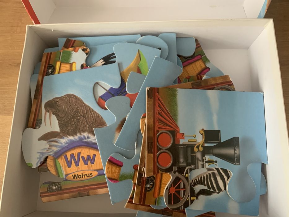 Лот детски пъзели и карти 1-4 год.