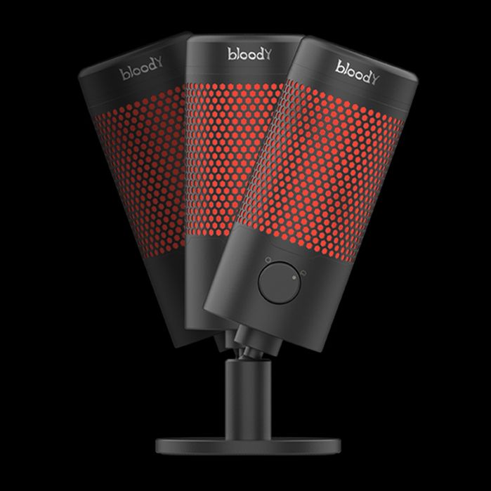 СКИДКА! Bloody gm30 микрофон usb с подсветкой