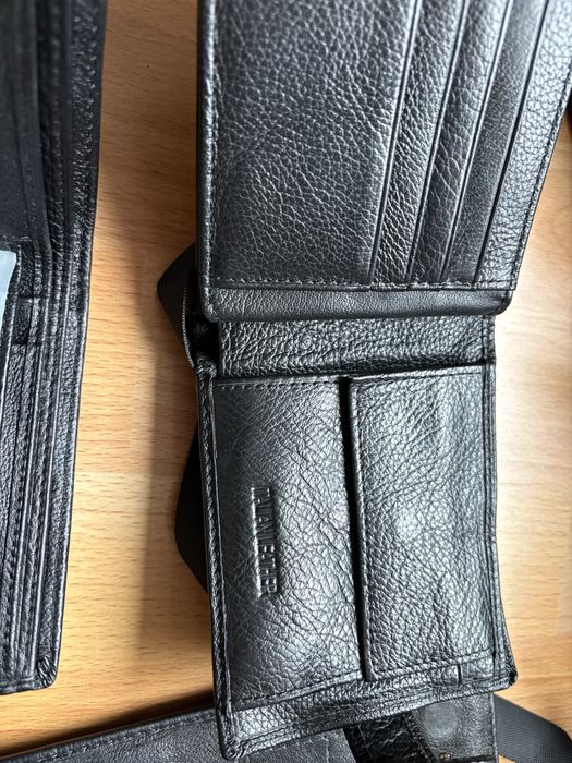 Лот от 6 бр. Мъжки Портфейли и Аксесоари - Естествена Кожа