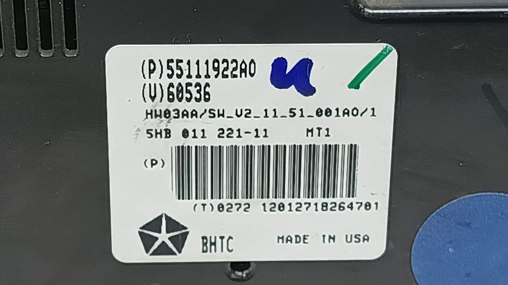 Panou clima ac 55111922ao Jeep Grand Cherokee WK2 [2010 - 2014]
