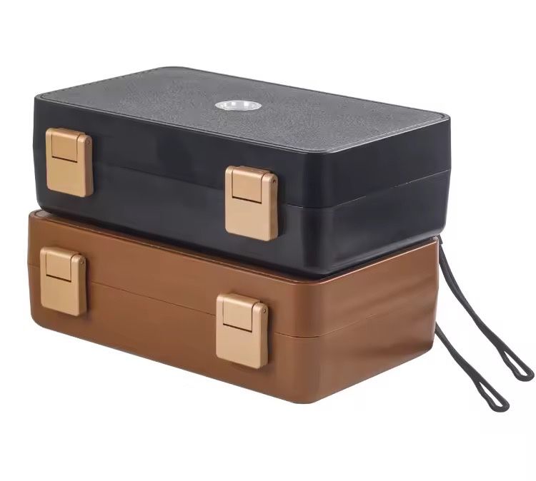 Преносим хумидор за 10 пури с хигрометър – водоустойчив Travel Humidor