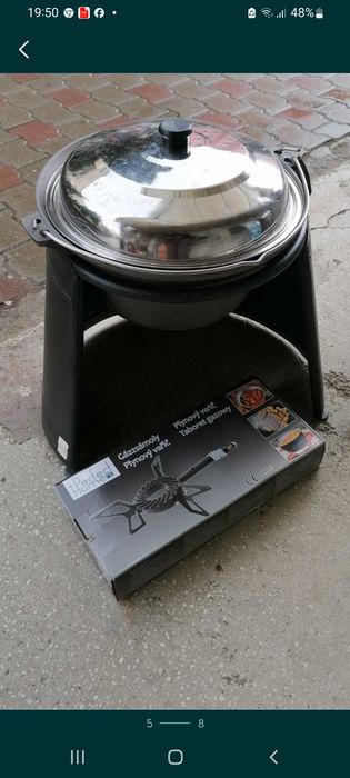 Set Ceaun fontă 10,8 L/139 lei  + suport paravan vânt  Ofertă 329  Lei