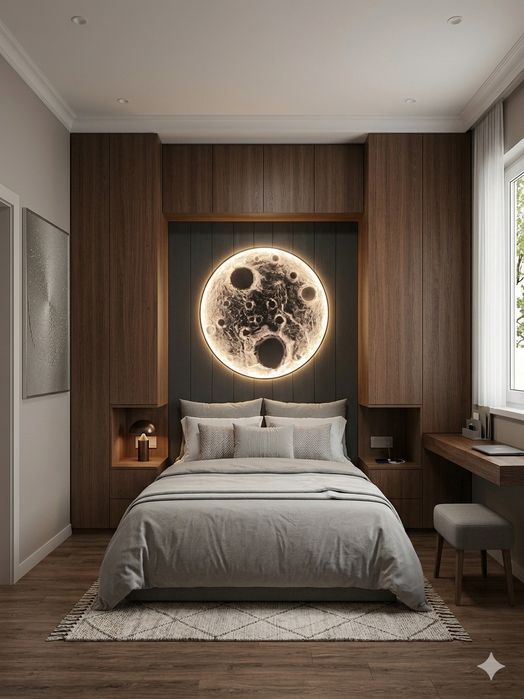 Lampa luna 3D LED