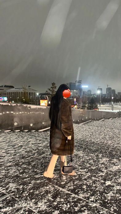 Норковая шуба «Автоледи» с капюшоном