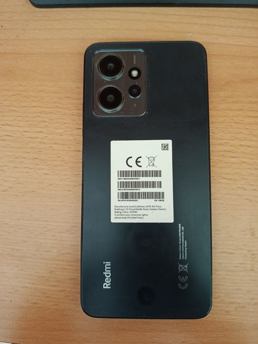 Redmi Note 12 6гб/128гб чёрный