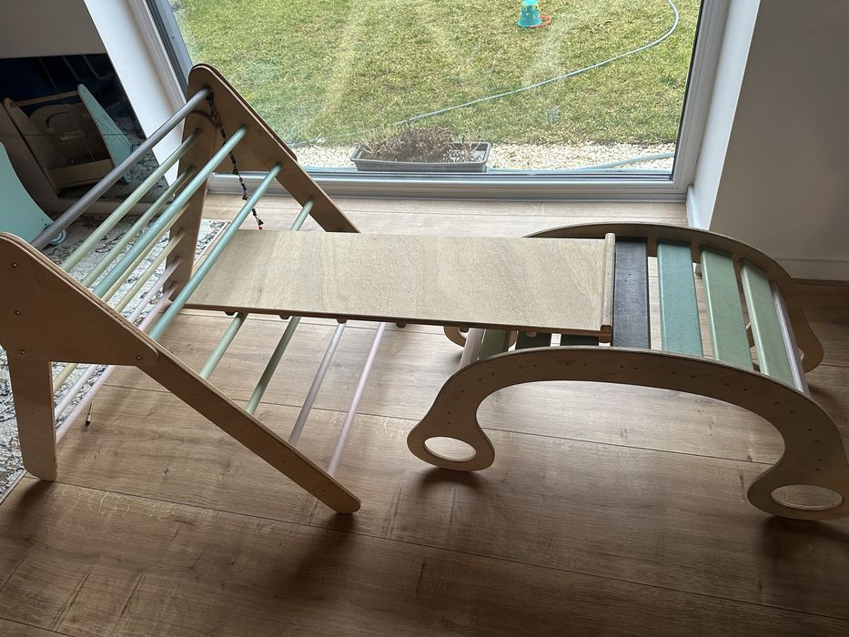 Ansamblu 3in 1 Pickler ( triunghi, balansoar, tobogan)