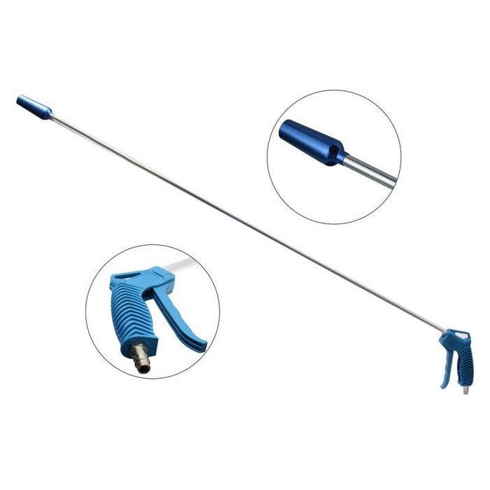 Pistol pneumatic lung pentru suflat cu teava din aluminiu, lungime 102