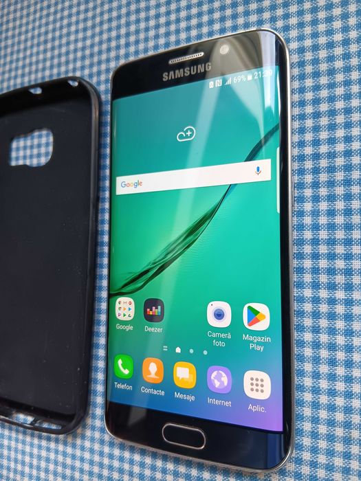 telefon Samsung S6 edge, perfect functional,baterie ca noua