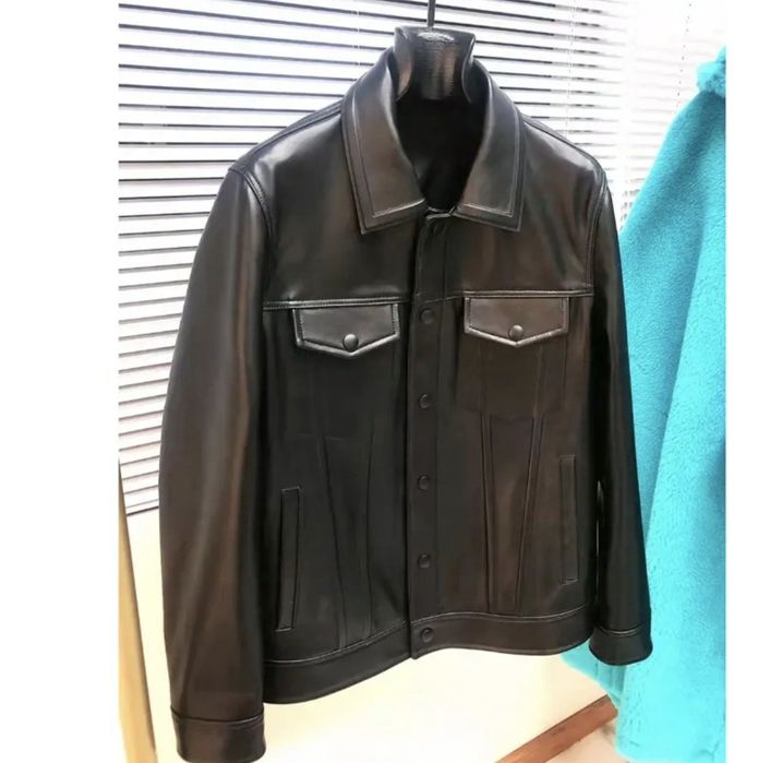 Мужская кожаная куртка