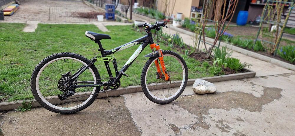 Bicicleta copii full suspension 24"/26" custom build