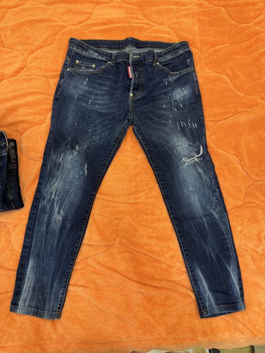 Lot blugi lungi dsquared albastri si negri