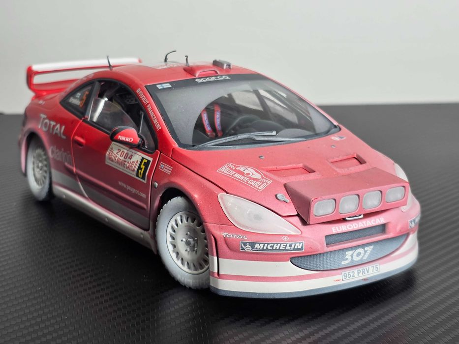 Macheta Auto 1/18 Solido Peugeot 307 WRC Monte Carlo 2004