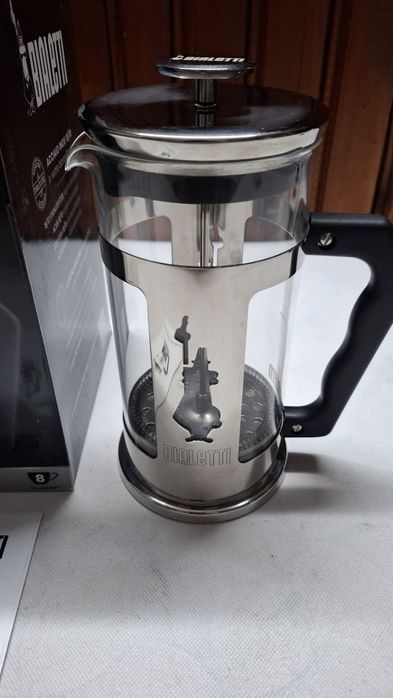 Френска преса Preziosa Bialetti 1 л,8 чаши,кафе,чай