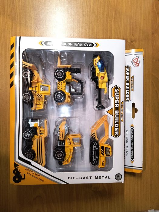 Set mașinuțe utilaje de construcții