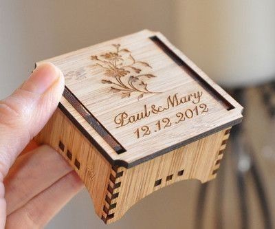 Шкатулка из дерева с узором или гравировкой | Подарок на никох / свадь