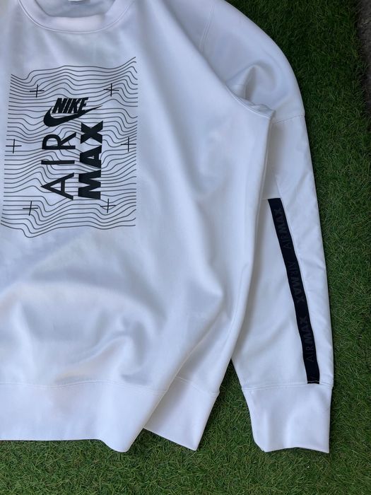 Мъжка блузка : Nike Sportswear Air Max Sweatshirt White XL