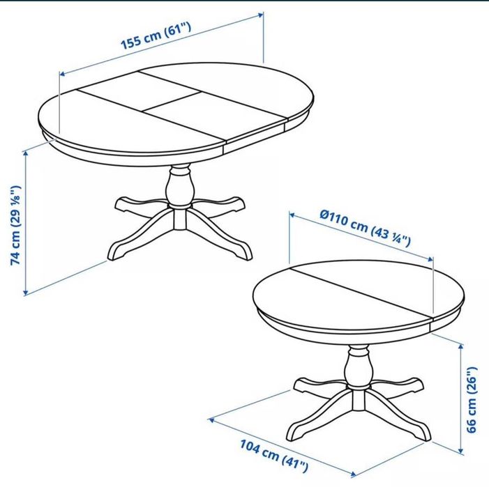 Masa  alba living Ikea  superba