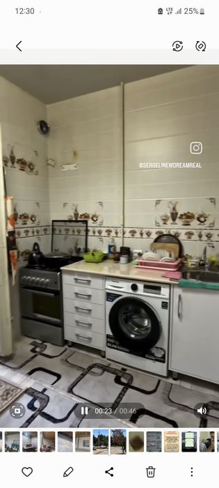 Uchtepa da 2 xonali 2ta balkonli uy sotiladi