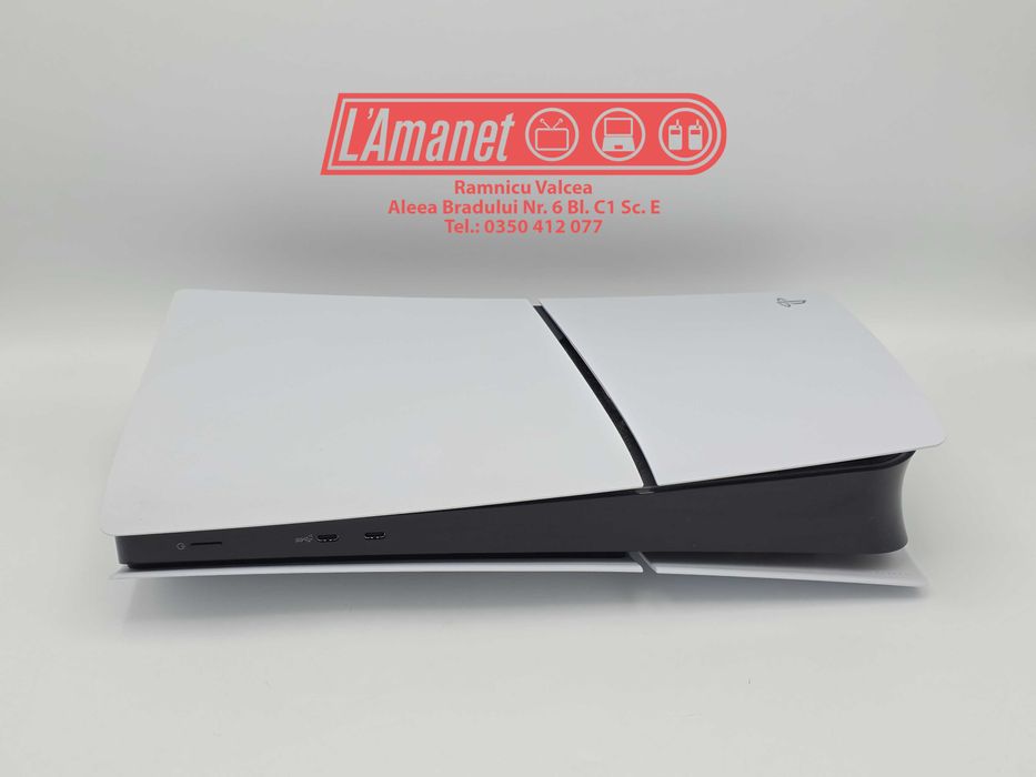 Consola Gaming PlayStation 5 Slim Digital 2 Manete FullBox Extragarantie Noiembrie 2028 StareBuna FullBox