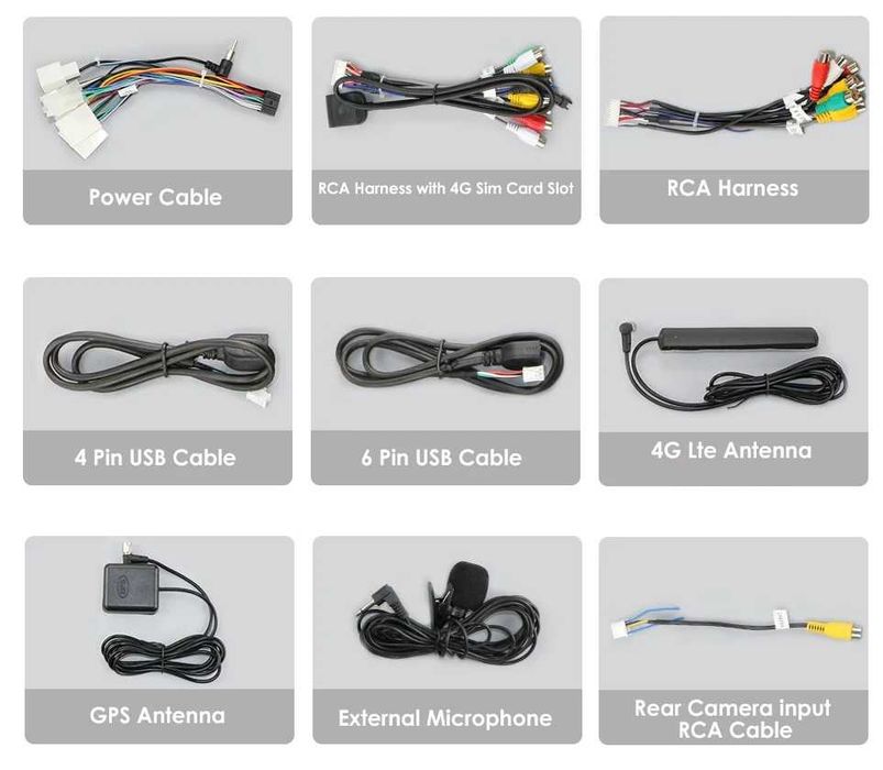 Мултимедия 7" Android 14 за Toyota RAV4 навигация GPS RDS DSP Carplay