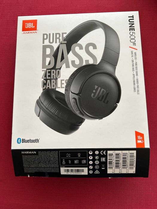 Casti audio wireless on-ear JBL Tune 520BT