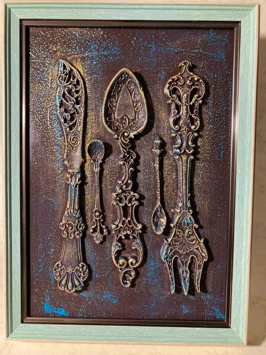 Картина в рамка А4 - ръчна изработка